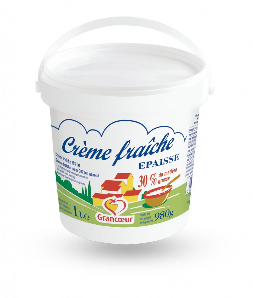 Crème fraiche épaisse pasteurisée GRANCOEUR 1litre