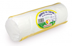 Chèvre bûche affinée sur paillon 1 Kg 23 % MG Grancoeur