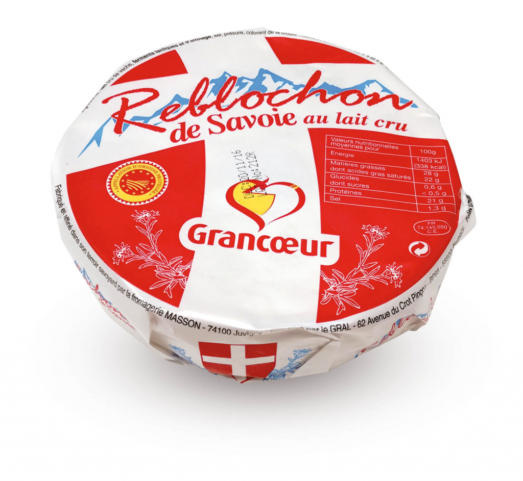 Reblochon de savoie lait cru AOP GRANCOEUR - 28% MG