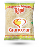 Emmental Français râpé (brin fin 1.8mm) 1 kg Grancoeur