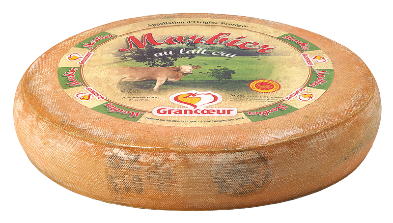 Morbier au lait cru AOP GRANCOEUR - 29% MG - Pièce de 6 à 7kg