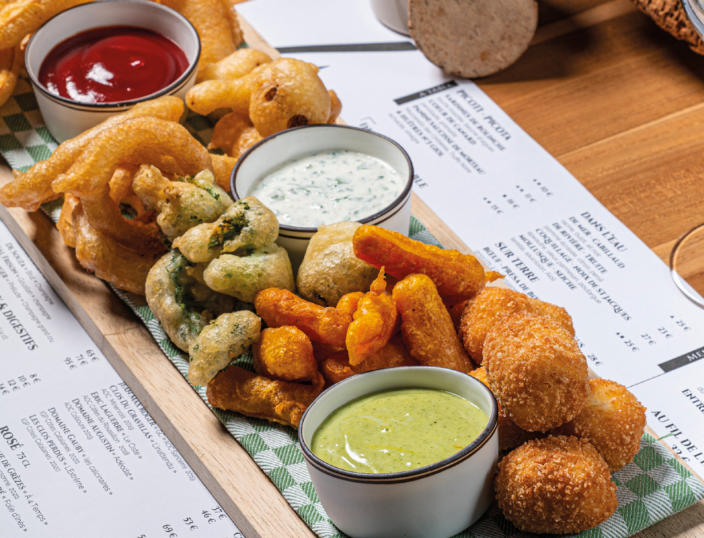 Friture de légumes en Picoti Picota