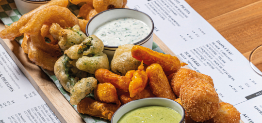 Friture de légumes en Picoti Picota