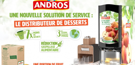 Le distributeur de desserts de fruits, signé ANDROS