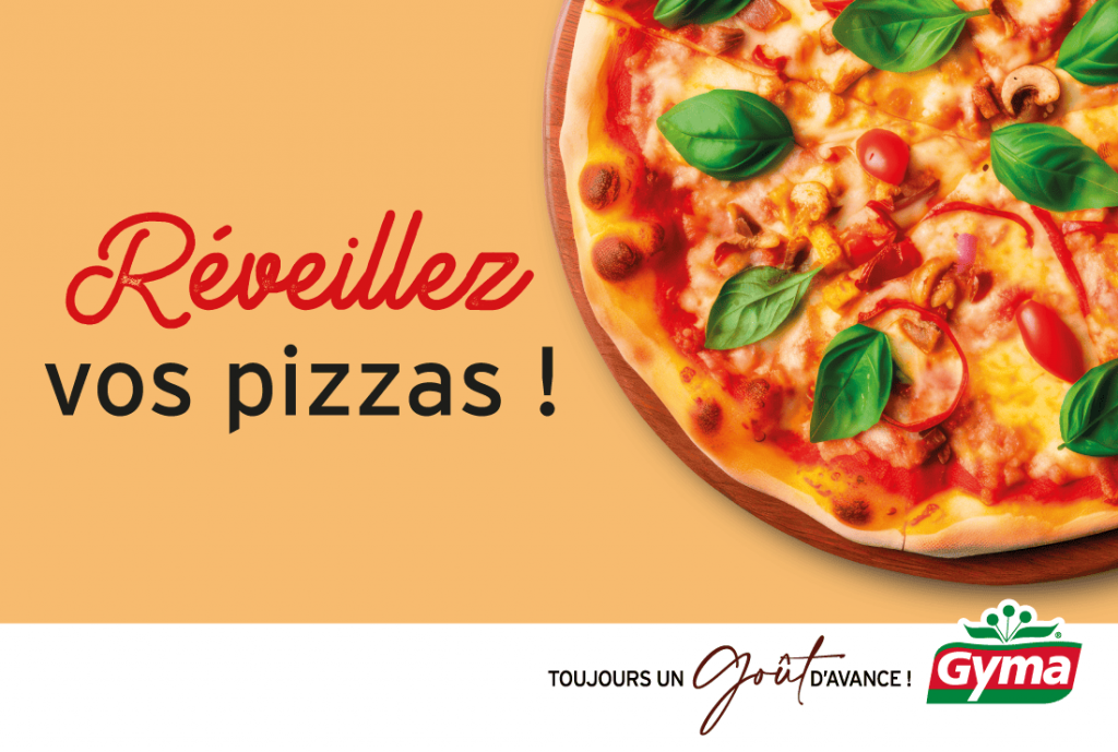 Réveillez vos pizzas avec notre gamme de sauces Gyma